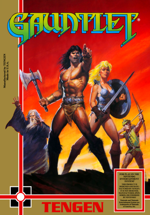 Gauntlet (USA) (Unl) box art